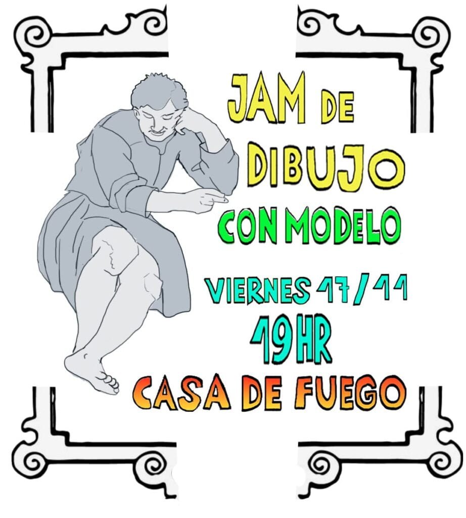 jam de dibujo - casa de fuego - cultura para armar