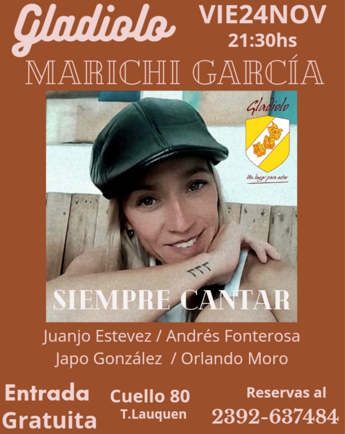 Marichi García - Café Gladiolo - Cultura para Armar