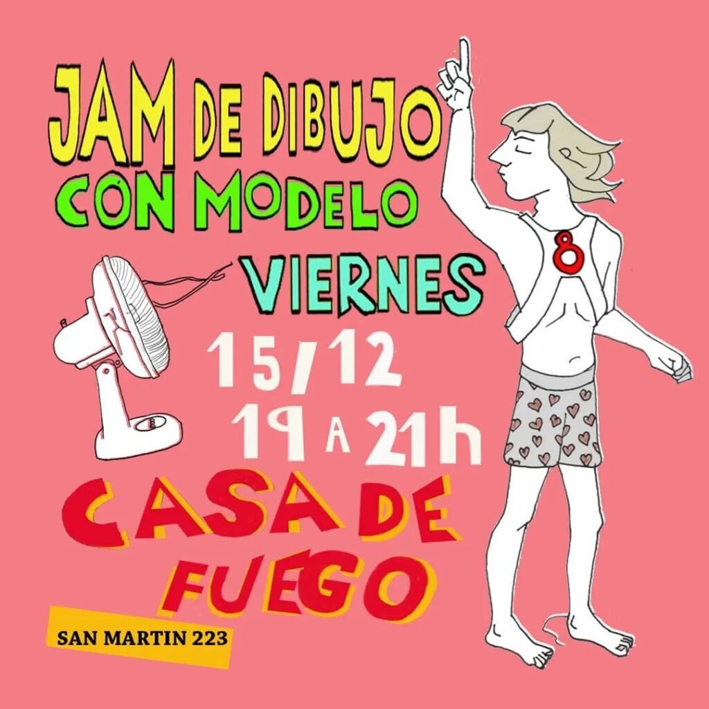 Jam de dibujo - Casa de fuego - Cultura para Armar