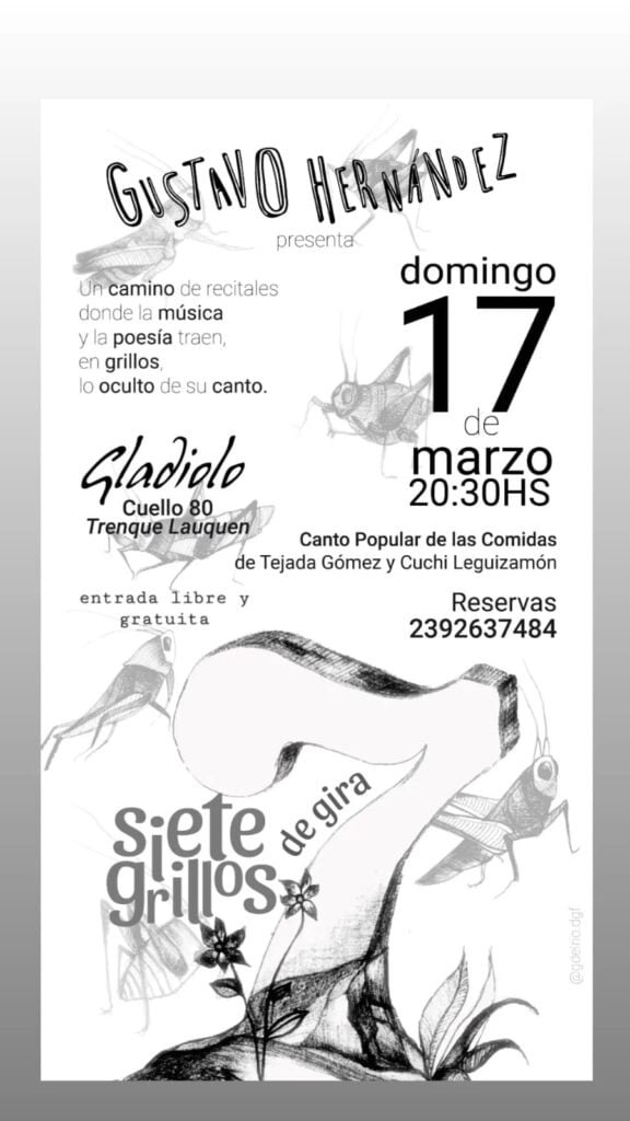 Gustavo Hernández - siete grillos - Cultura para armar