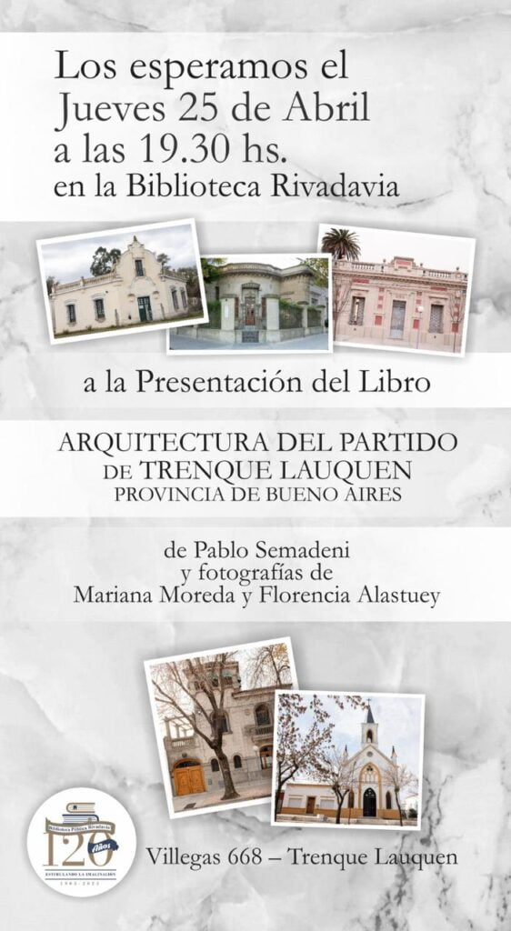 arquitectura del Partido de Trenque Lauquen