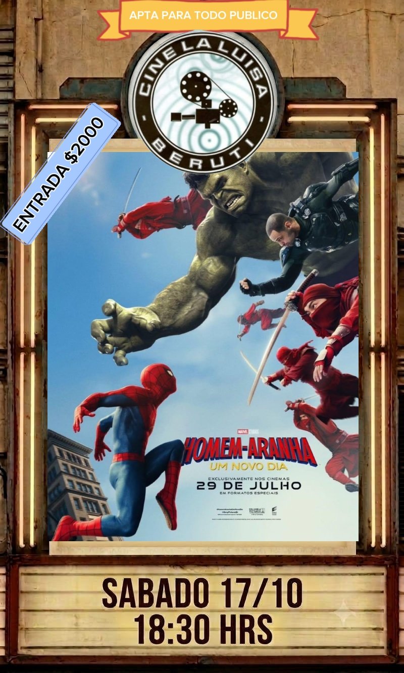 Spiderman cine La Luisa